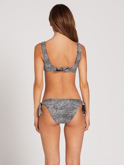 Haut de maillot de bain Leaf It Be Scoop - BLACK