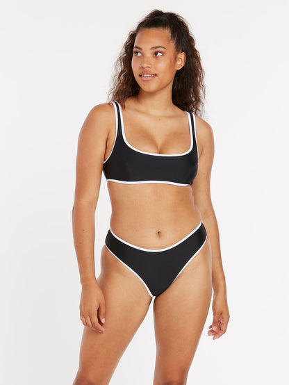 Haut de maillot Coco Scoop (Réversible) - BLACK COMBO