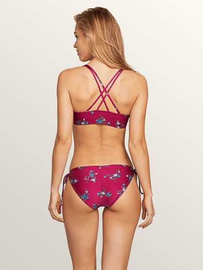 Stems For Days V Neck Top - Paradise Purple