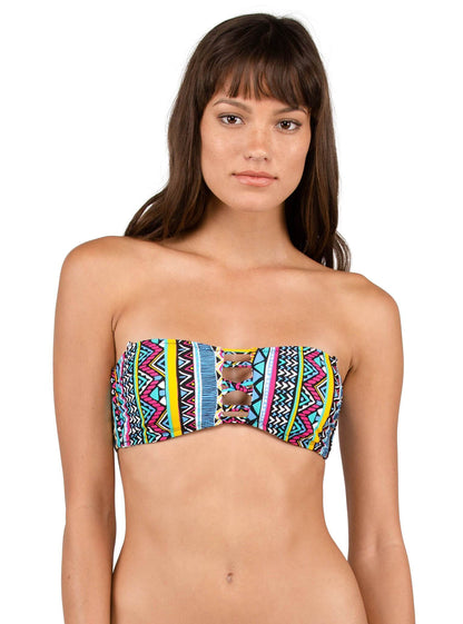 Volcom Locals Band Bikinioberteil - Schwarz