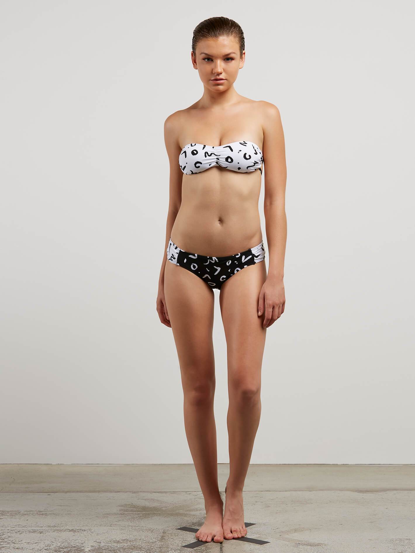 Maillot Bandeau Tag Ur It - Black