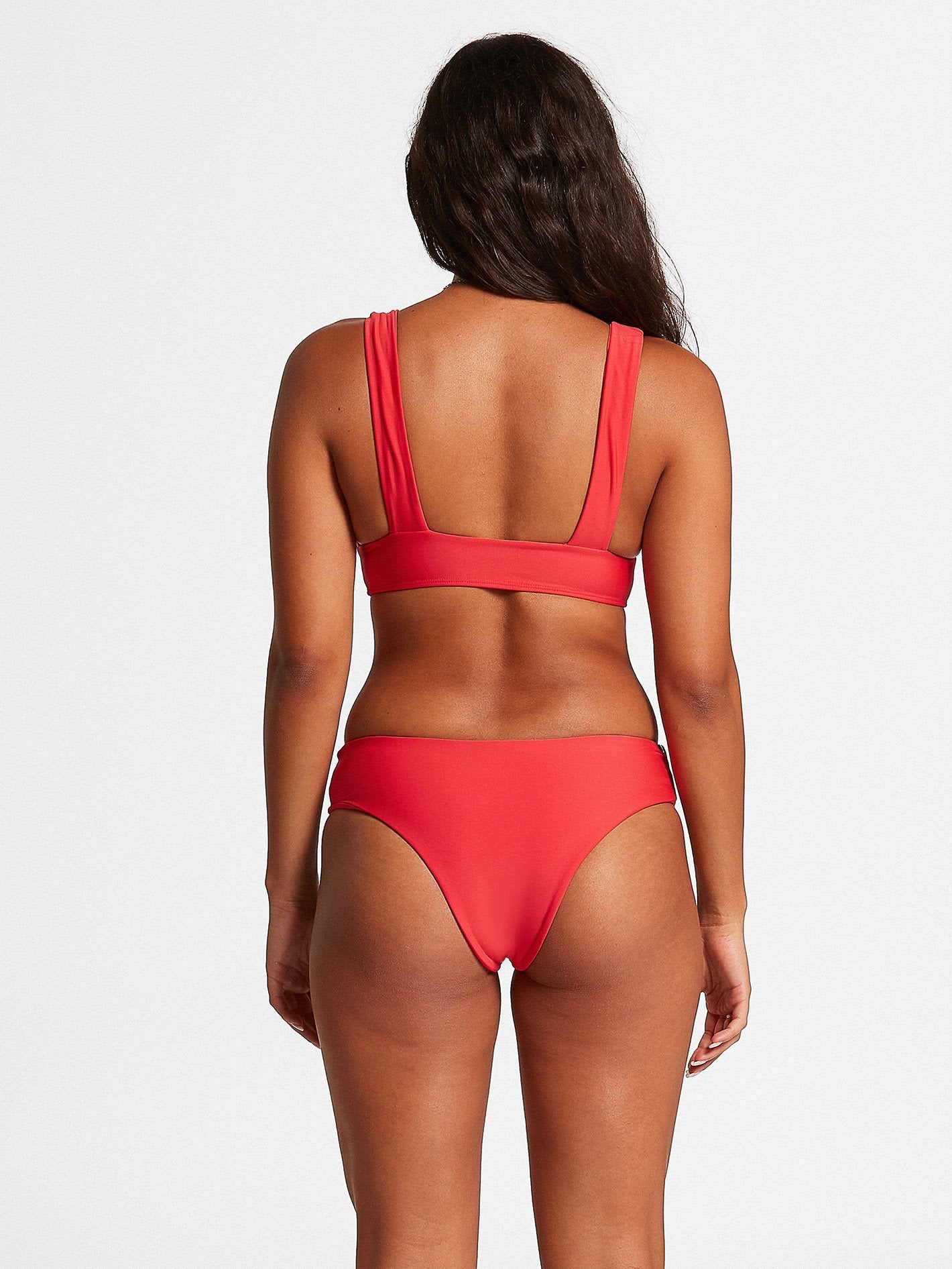 Simply Seamless Halterneck Bikini Top - True Red