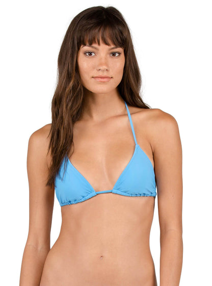 Simply Solid Bikinioberteil - Küstenblau