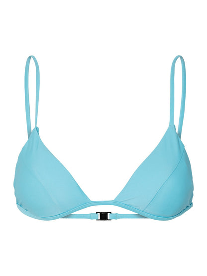 Simply Solid Triangel-Bikinioberteil - Küstenblau