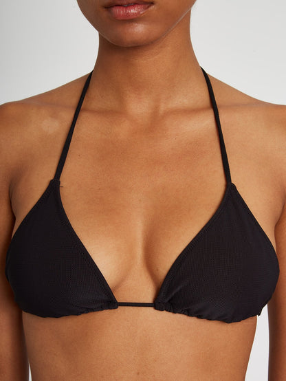 Haut de maillot Triangle Simply Mesh - Black