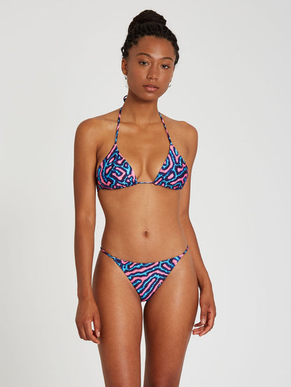 Haut de maillot Triangle Coral Morph - Multi