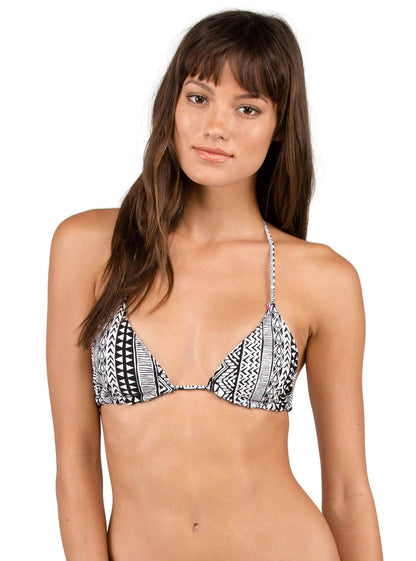 Dreieck - Volcom Locals Rv Tri Bikini Top - Schwarz