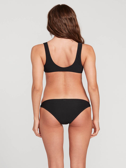 Simply Mesh Hipster-Bikinihose – SCHWARZ