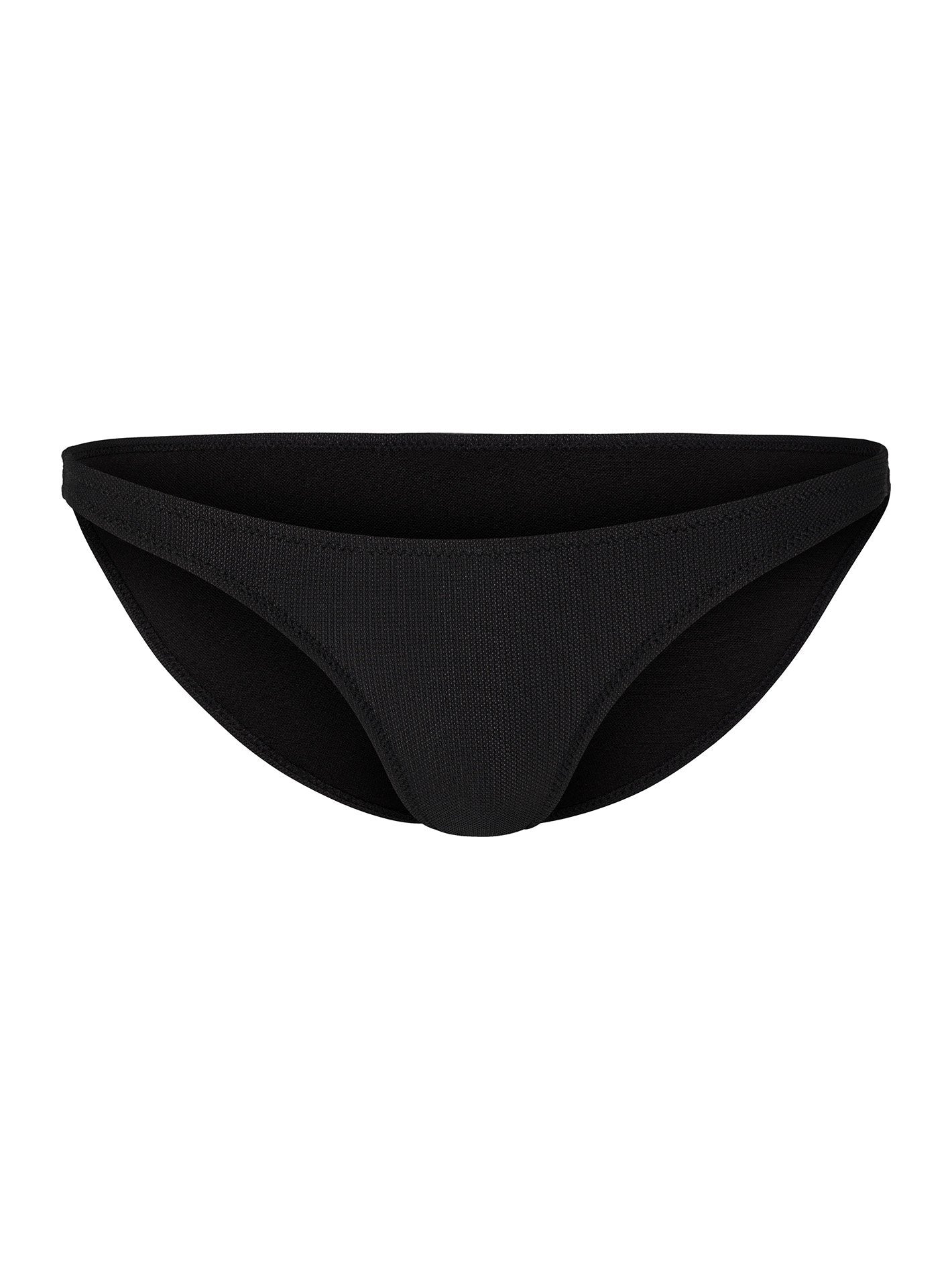 Simply Mesh Hipster-Bikinihose - Schwarz