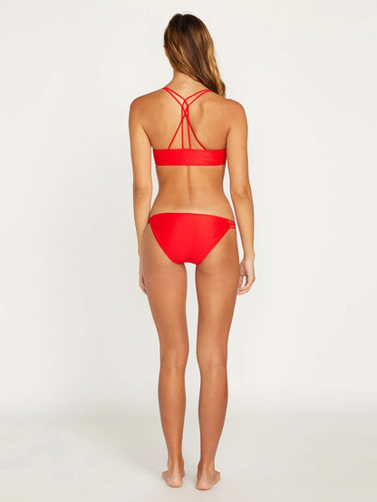 Bas de maillot Simply Solid Full - CANDY APPLE