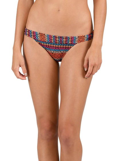 Seas The Day Full Bikini Bottom - Firecracker