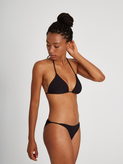 Simply Mesh – Knappes Bikinihöschen – Schwarz