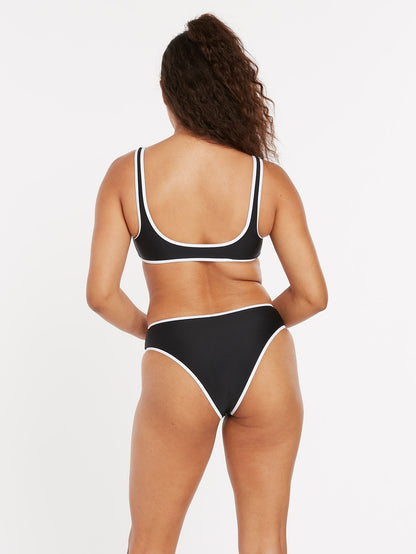 Bas de maillot Coco Skimpy (Réversible) - BLACK COMBO
