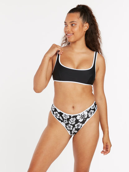 Bas de maillot Coco Skimpy (Réversible) - BLACK COMBO