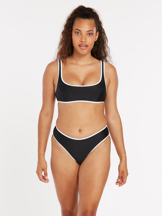 Bas de maillot Coco Skimpy (Réversible) - BLACK COMBO