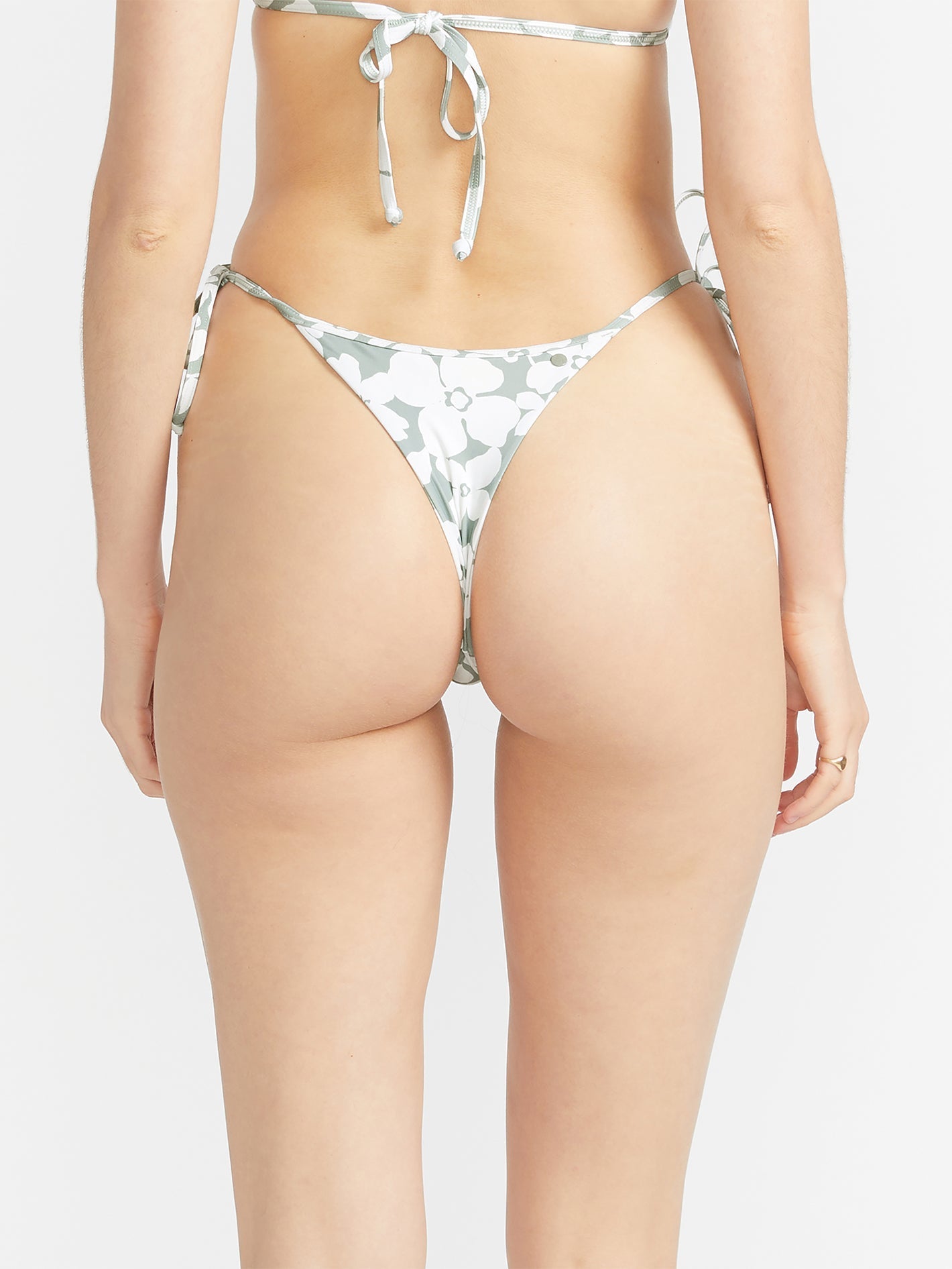 Coco Tiny Bikini Bottoms - Sea Glass