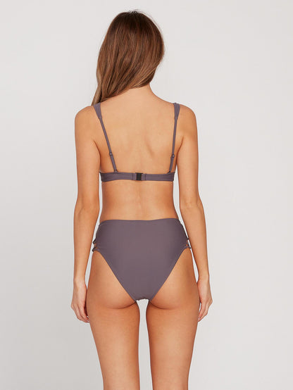 Simply Solid Retro-Bikinihose – STEEL PURPLE