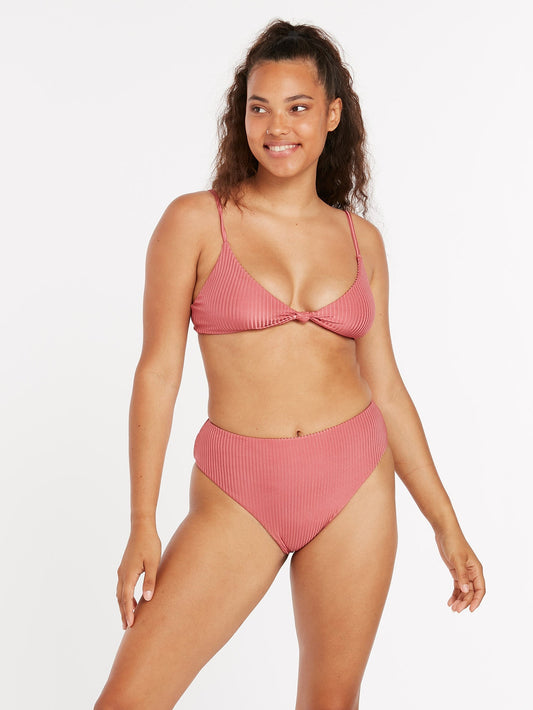 Bas de maillot Simply Rib Retro - DUSTY ROSE