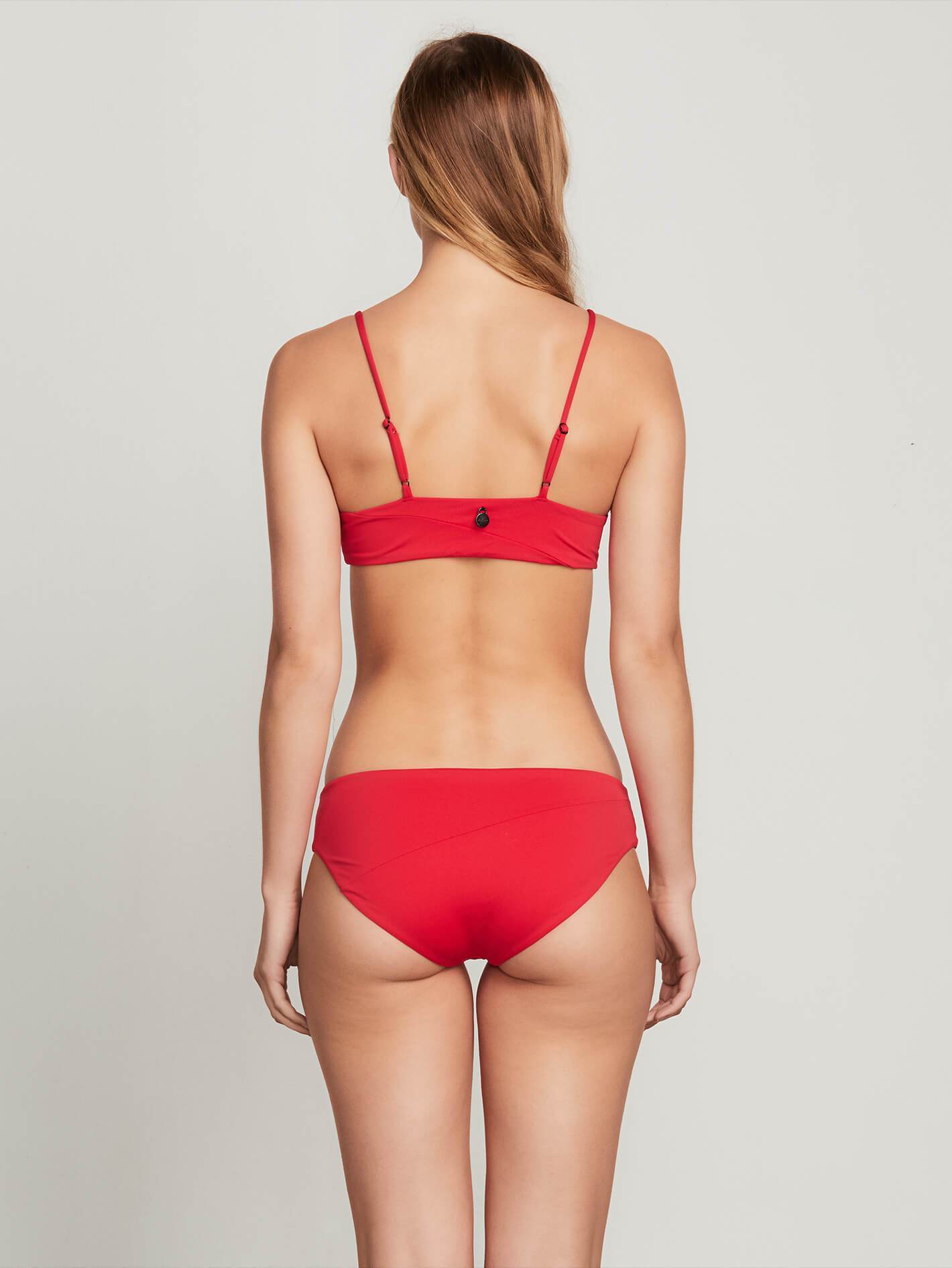 Bas de bikini Simply Seam Modest - True Red