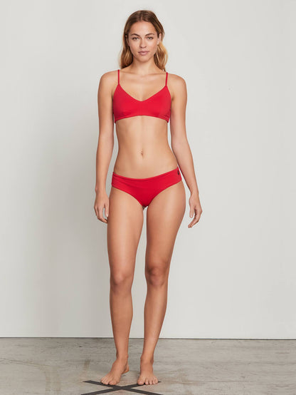 Bas de bikini Simply Seam Modest - True Red