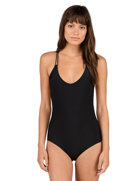 Maillot de bain une pièce Simply Solid - Black