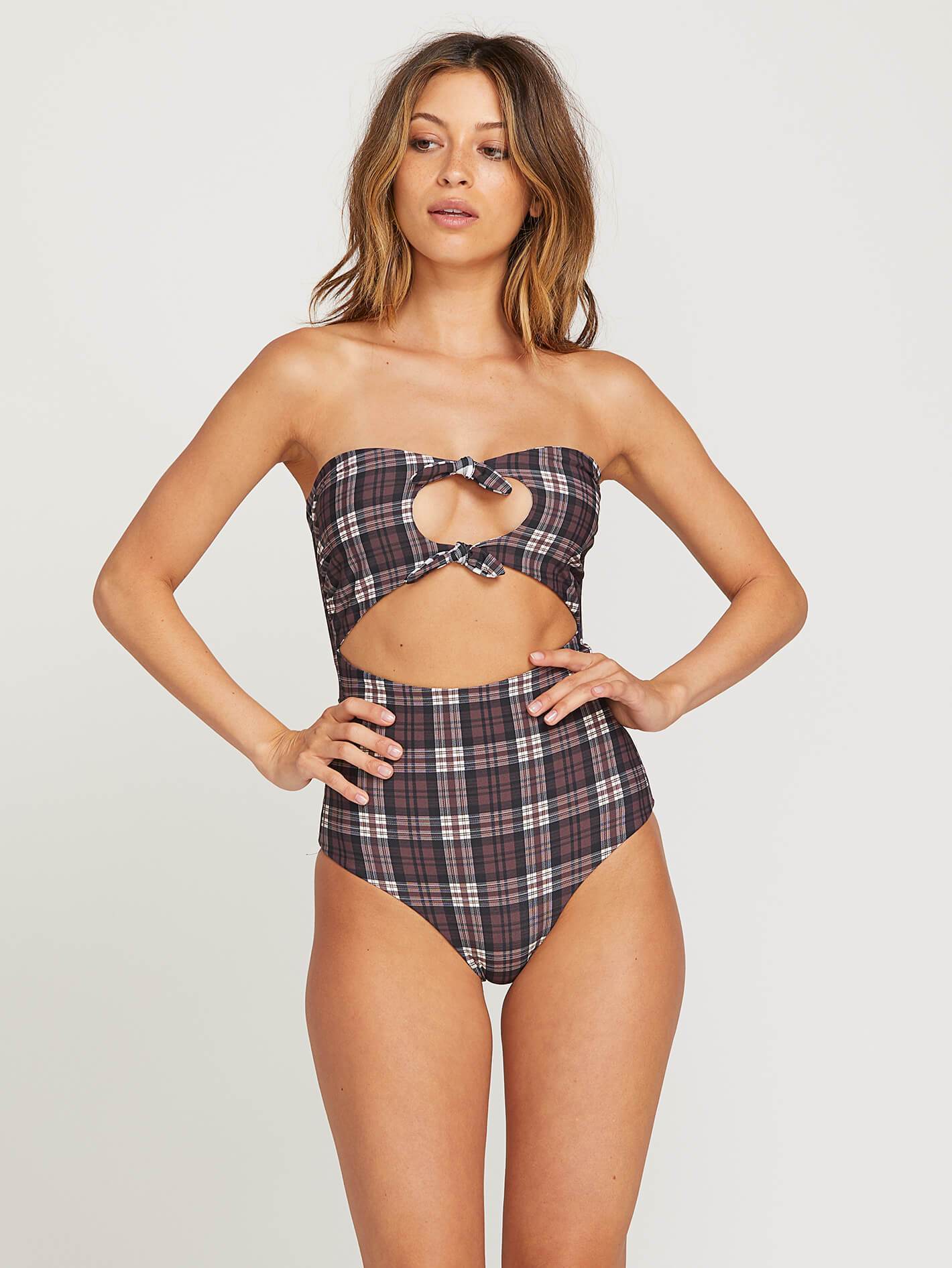 1-teiliges Attitude Plaid – Dunkle Schokolade (Wendbar)