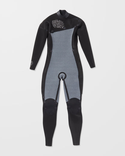 4/3mm Chest Zip Wetsuit - Black
