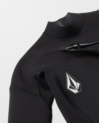 4/3mm Chest Zip Wetsuit - Black