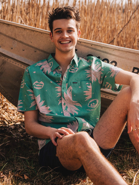 Chemise OBX Your BF's - WINTERGREEN
