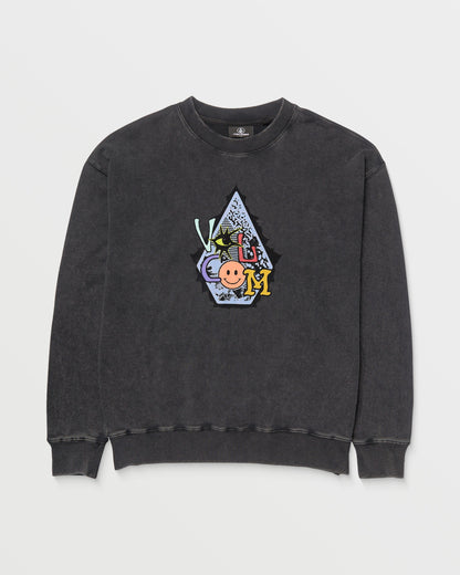 Psychosis sweatshirt - WASHED BLACK - (CHILDREN)