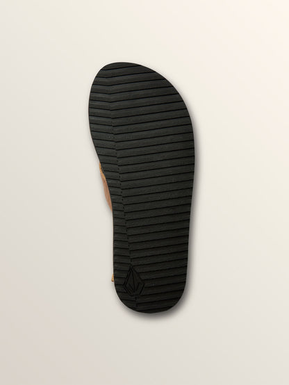 Recliner Leather Sandals - Brown Combo