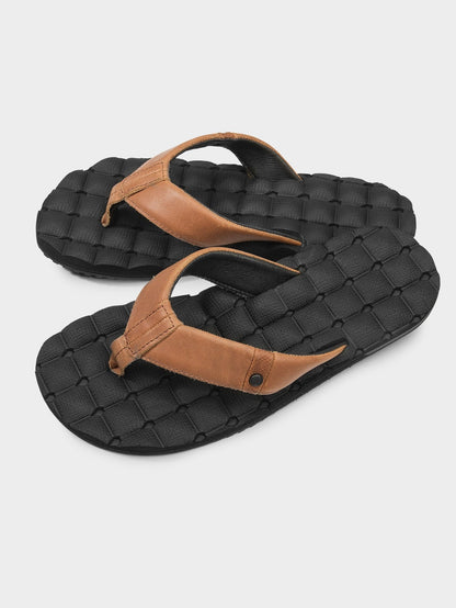 Relaxsandalen - Brauner Stein