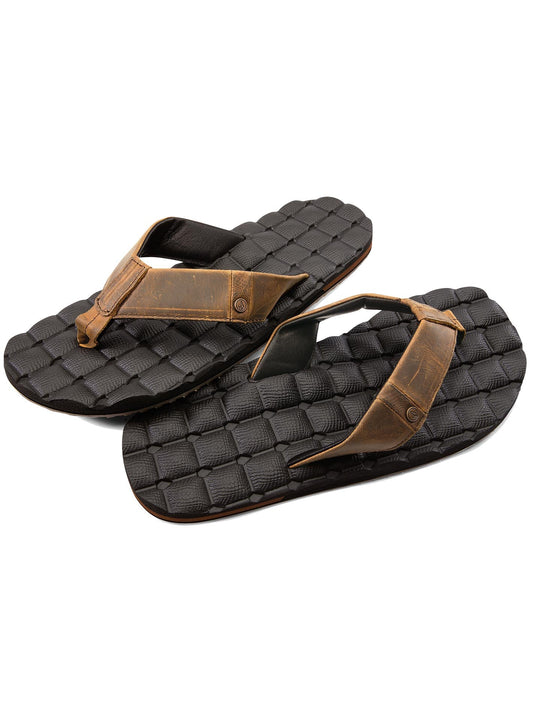 Sandales en cuir Recliner - VINTAGE BROWN