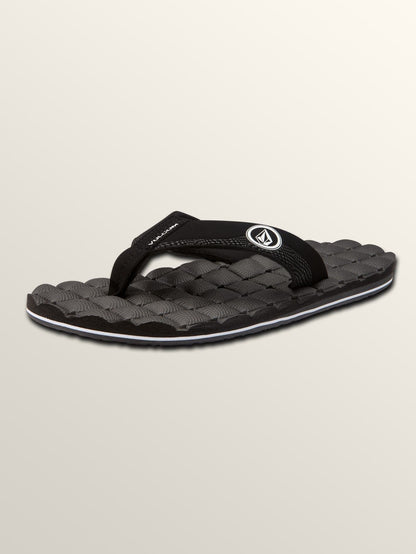 Sandales Recliner - BLACK WHITE