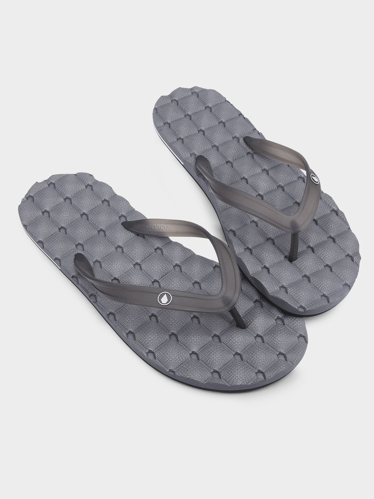 Recliner Rubber 2 Sandals - BLACK GRAY