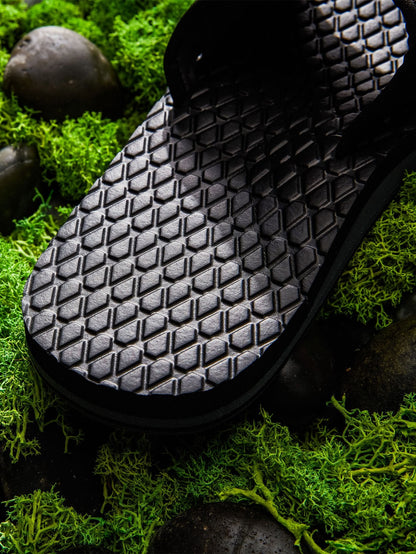 Eco Recliner Mules - BLACK GRAY