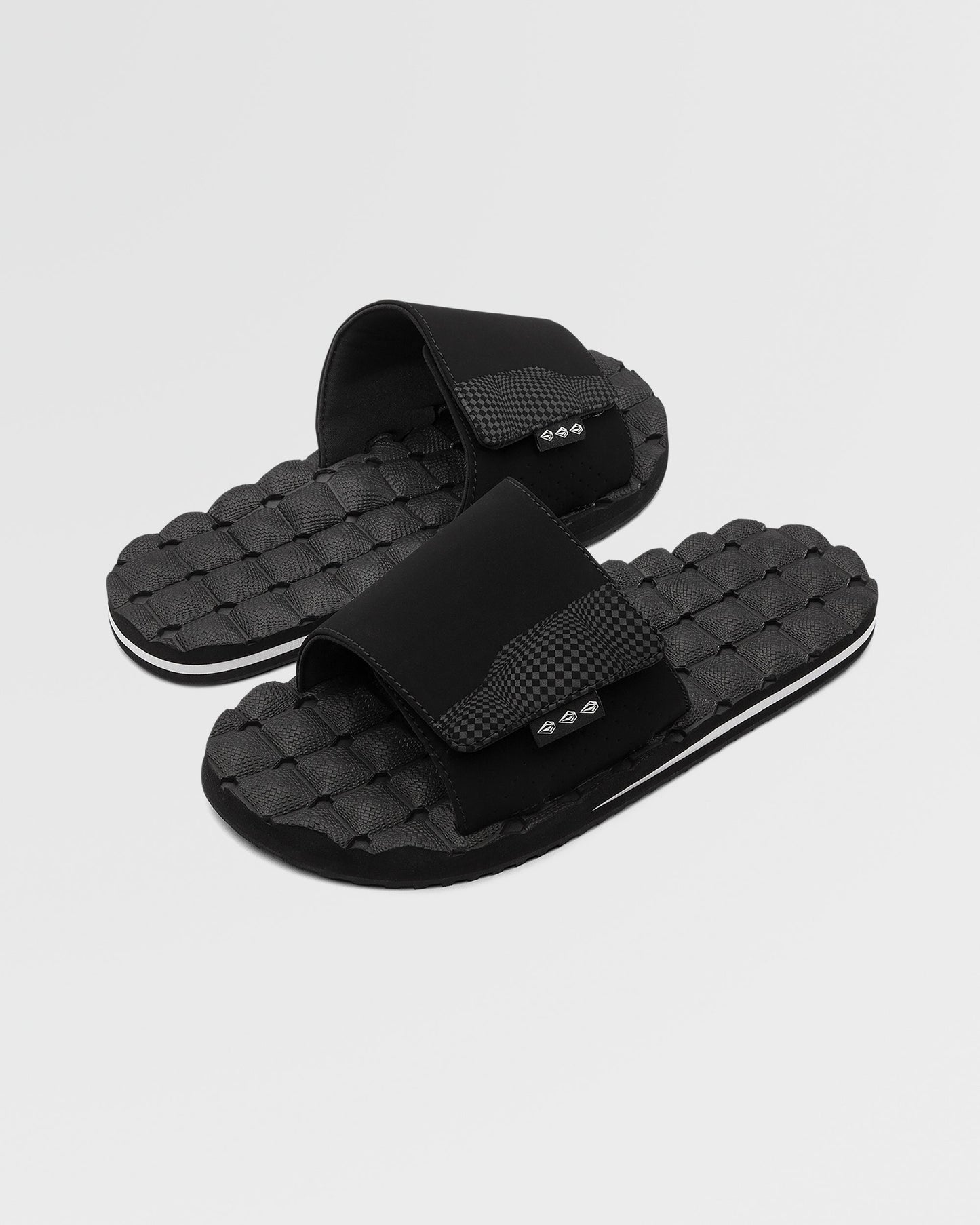 Recliner Slide Sandalen - SCHWARZ WEISS