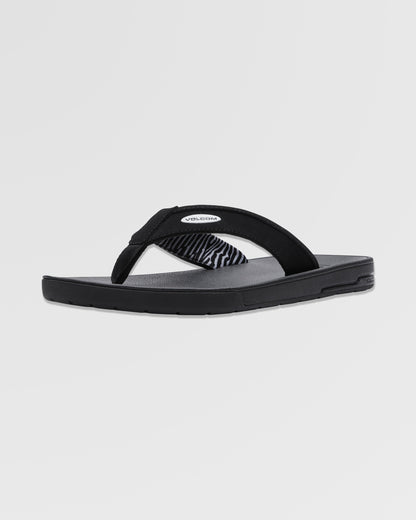 Sandales Jack Robinson - BLACK WHITE
