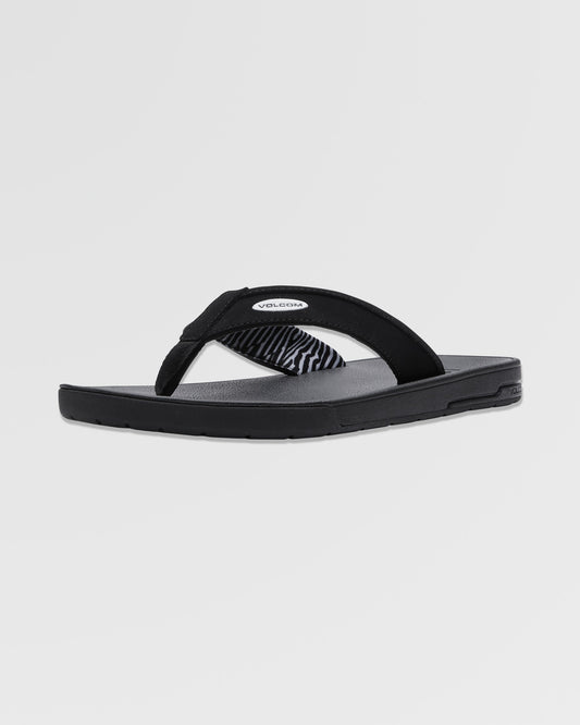 Jack Robinson Sandals - BLACK WHITE