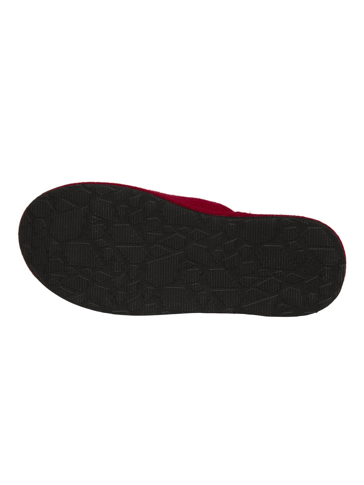 SANTASTONE COZY SLIPPERS - DEEP RED
