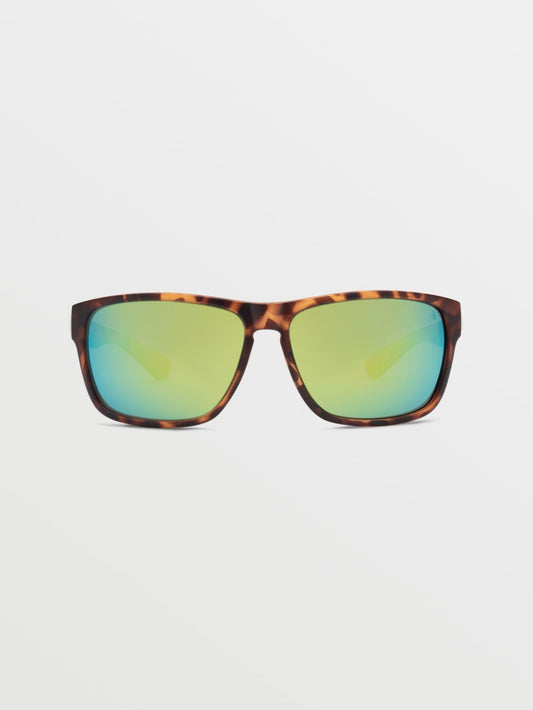 Baloney Matte Tort Sonnenbrille (Grüne polarisierte Gläser) - MARTINI OLIVE