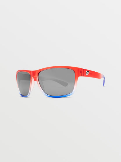Baloney Stars &amp; Stripes Sunglasses (Silver Mirrored Lenses) - STORMY SEA