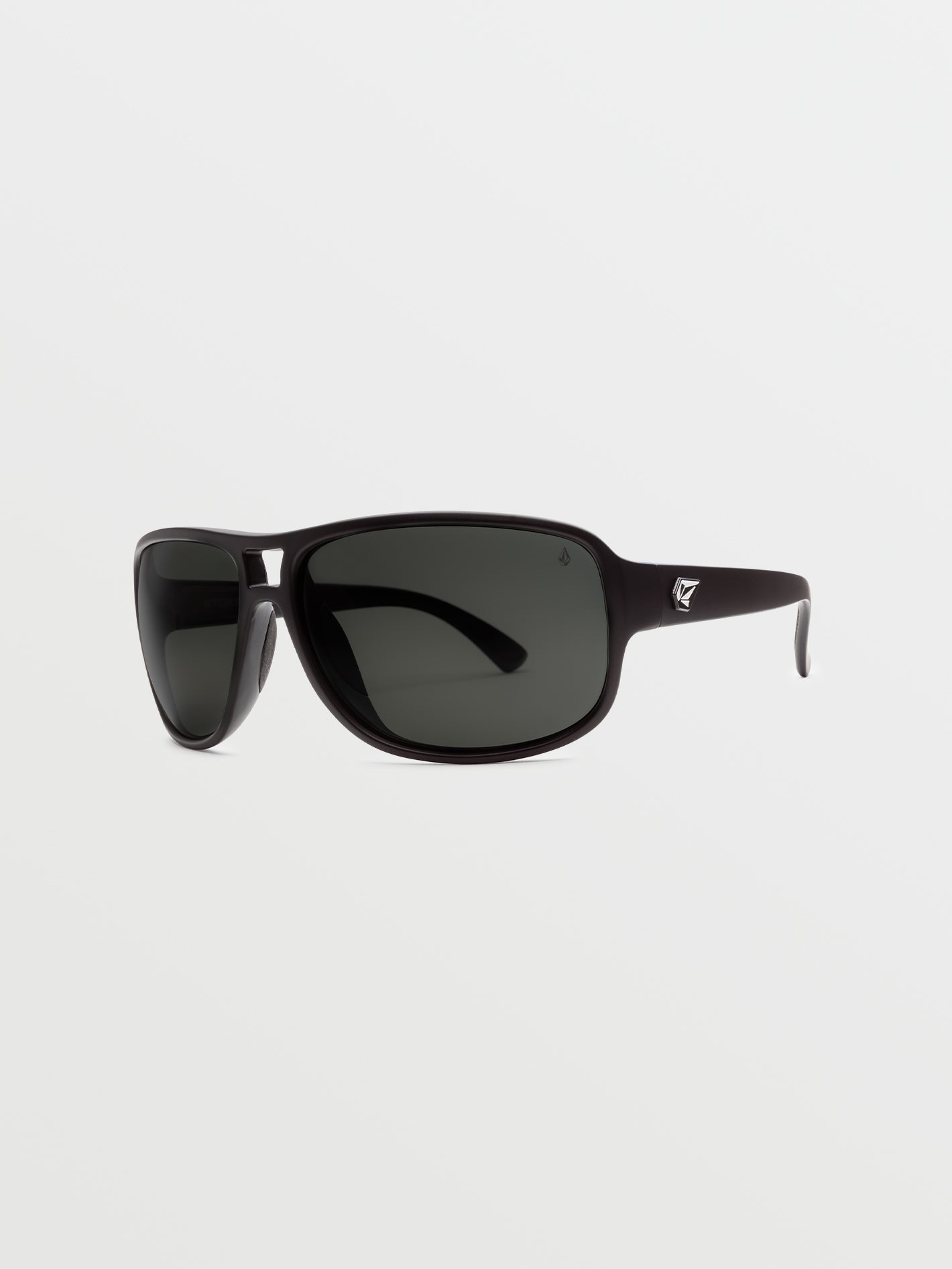 Stoke Mattschwarze Sonnenbrille (graue polarisierte Gläser) – GRAY POLAR