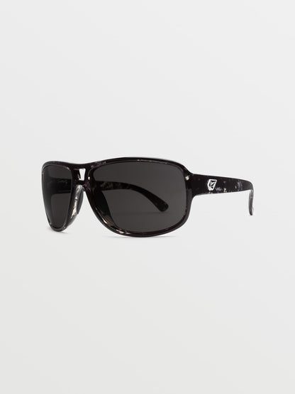 Stoke Gloss Charcoal Tort Sunglasses (Grey Lens) - CHARCOAL