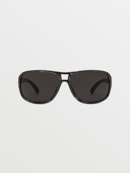 Stoke Gloss Charcoal Tort Sunglasses (Grey Lens) - CHARCOAL