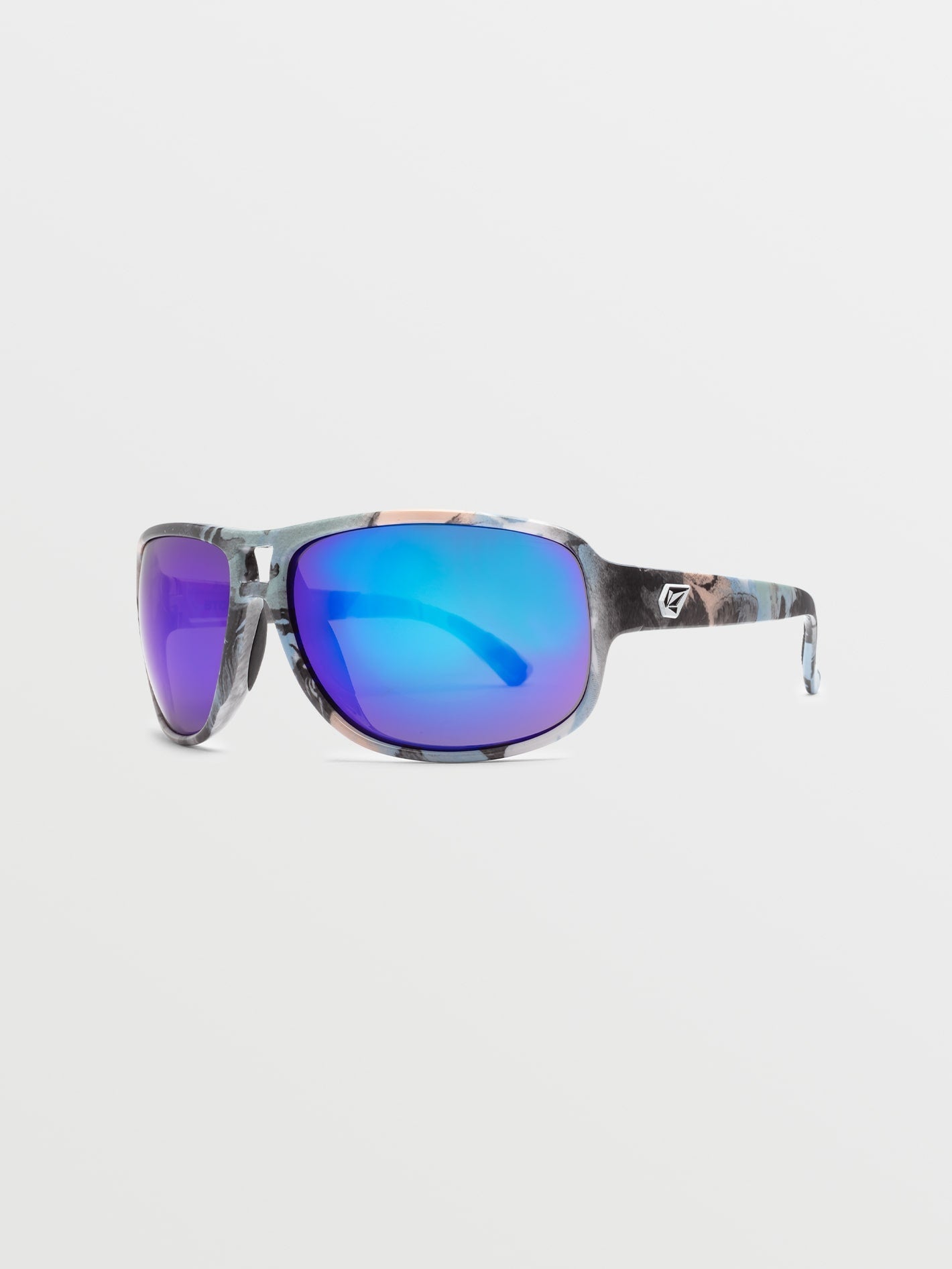 Stoke Skulls Sonnenbrille (blau verspiegelte Gläser) – SULPHUR