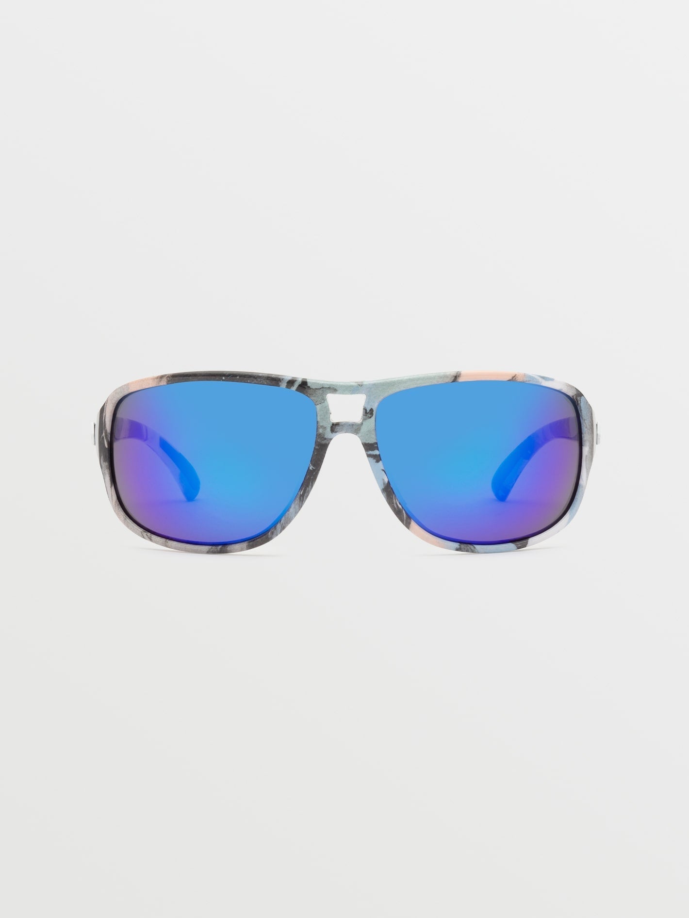 Stoke Skulls Sonnenbrille (blau verspiegelte Gläser) – SULPHUR
