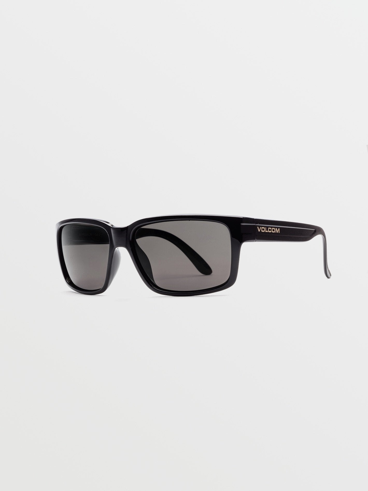 Stoneage Gloss Black Sunglasses (Gray Polarized Lenses) - GRAY POLAR
