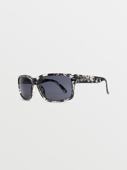 Stoneage Gloss Charcoal Sonnenbrille (blaugraue Gläser) – CHARCOAL