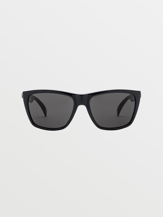 Lunettes de soleil Palm Gloss Black (Verres gris) - GRAY